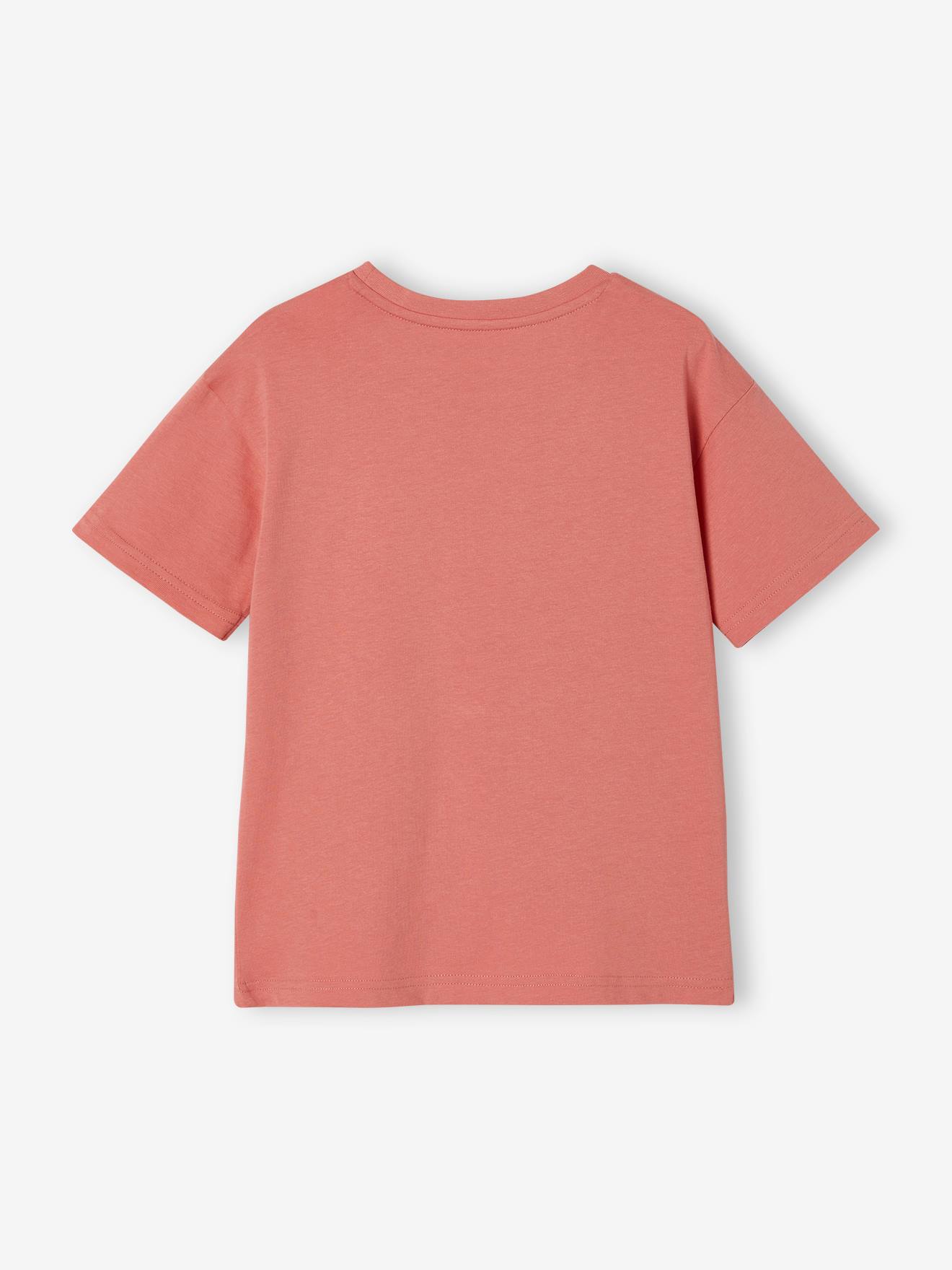 Vertbaudet Jungen T-Shirt mit Fotoprint, Recycling-Baumwolle - aqua