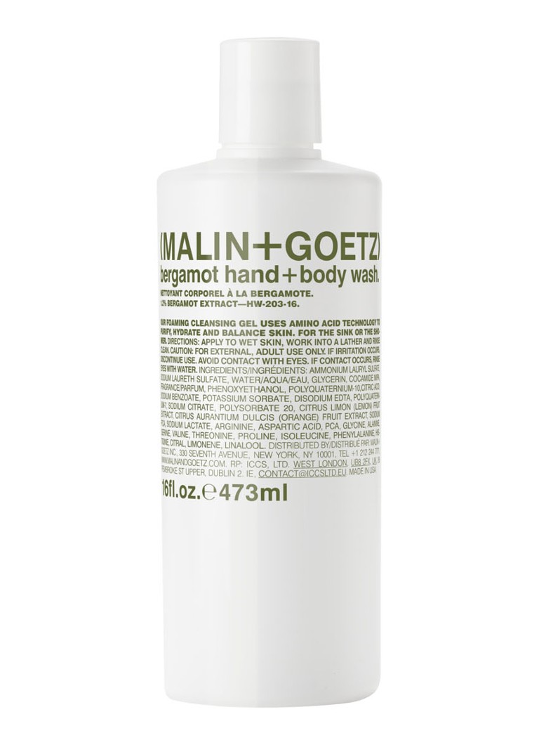 MALIN+GOETZ bergamot hand+bodywash - roku ziepes un dušas želeja