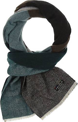 FRAAS Sustainability Edition - Cashmink-Schal mit Blockstreifen - Made in Germany