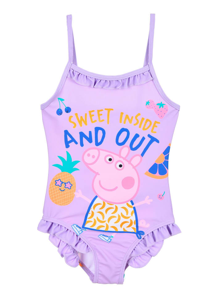 Peppa Pig Peppa Pig Mädchen Badeanzug Peppa Wutz in lila günstig kaufen