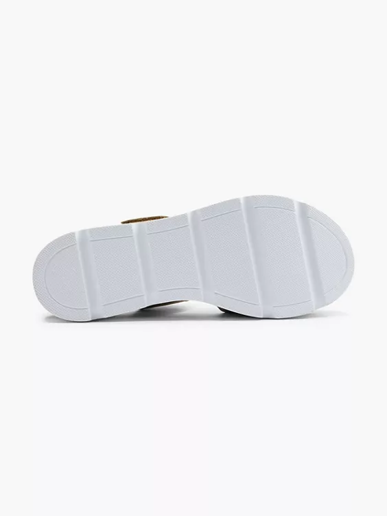 5th Avenue Leder Keilsandalette