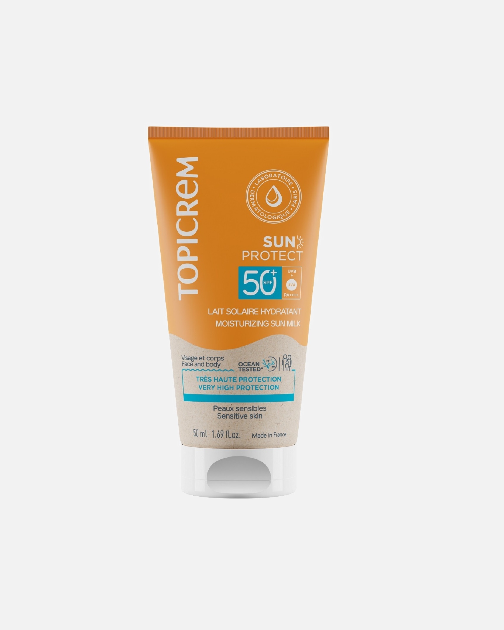 Topicrem SUN PROTECT Loțiune hidratantă cu protecție solară SPF50+