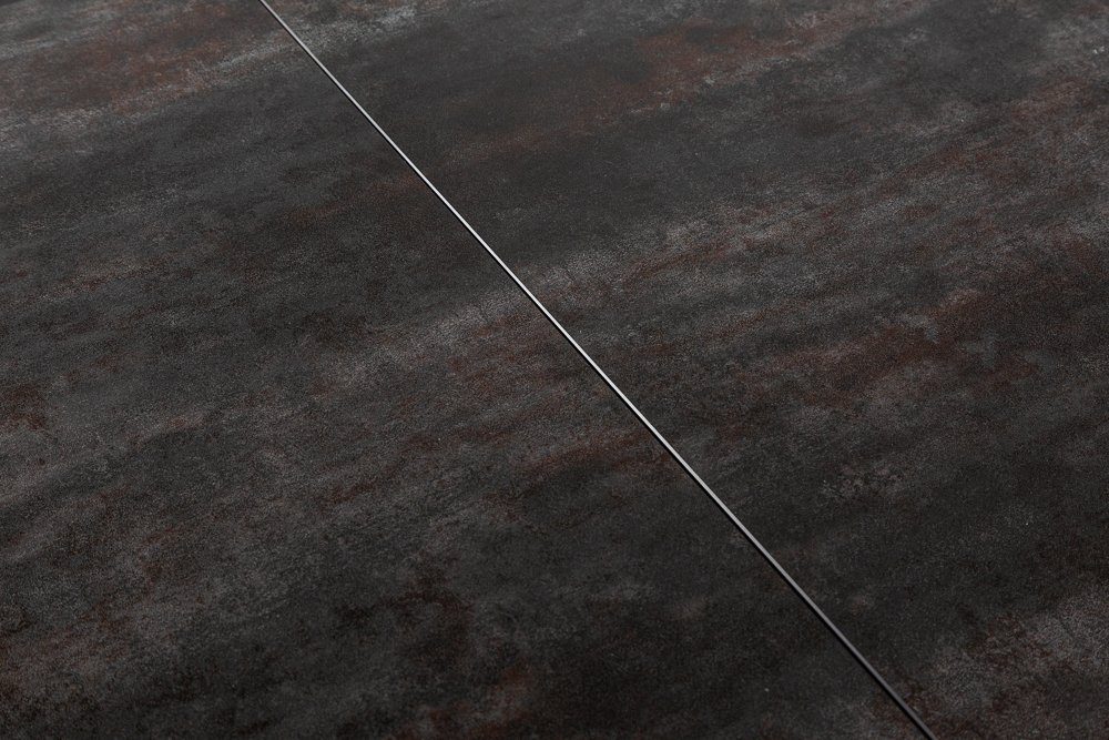 riess-ambiente Esstisch EUPHORIA 180-220-260cm grau / schwarz (Einzelartikel, 1-St), Keramik · ausziehbar · Lava-Optik · Industrial Design