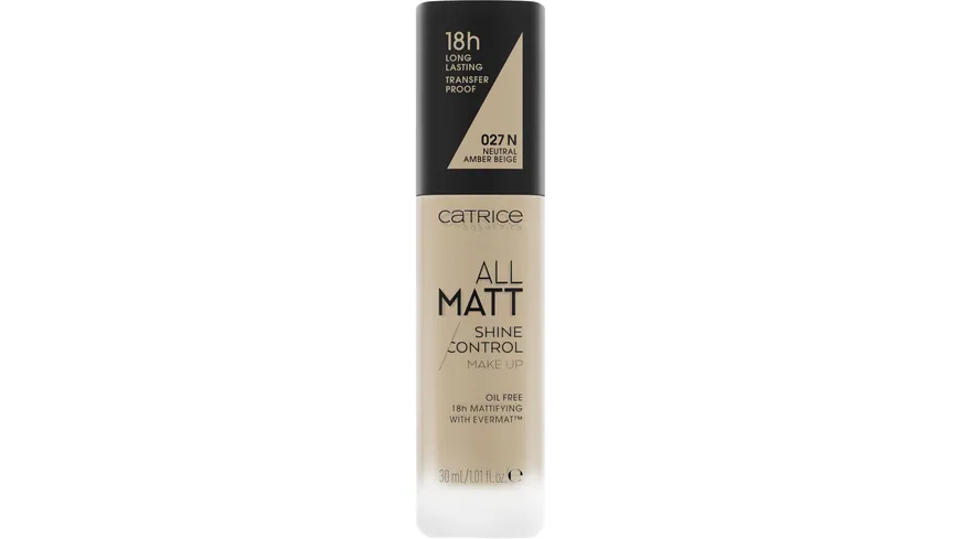 Catrice All Matt Shine Control Make Up 30 ml 027 N - Neutral Amber Beige