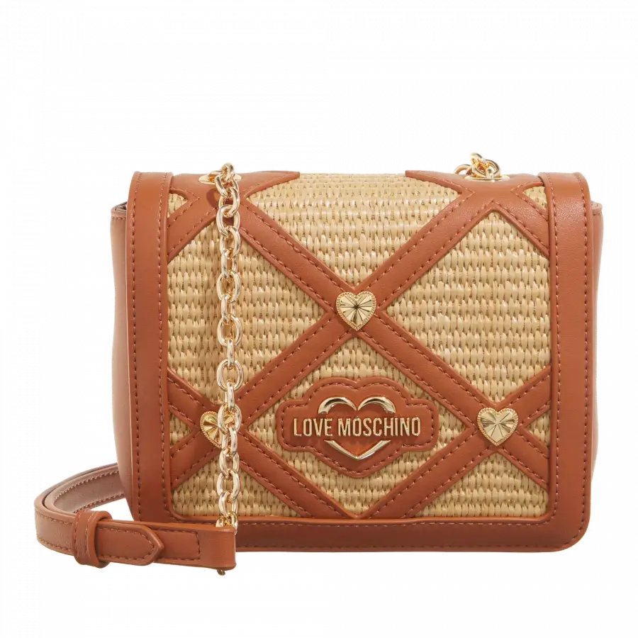 Love Moschino - Love Moschino Shoulder Bags Textil Brown - braun