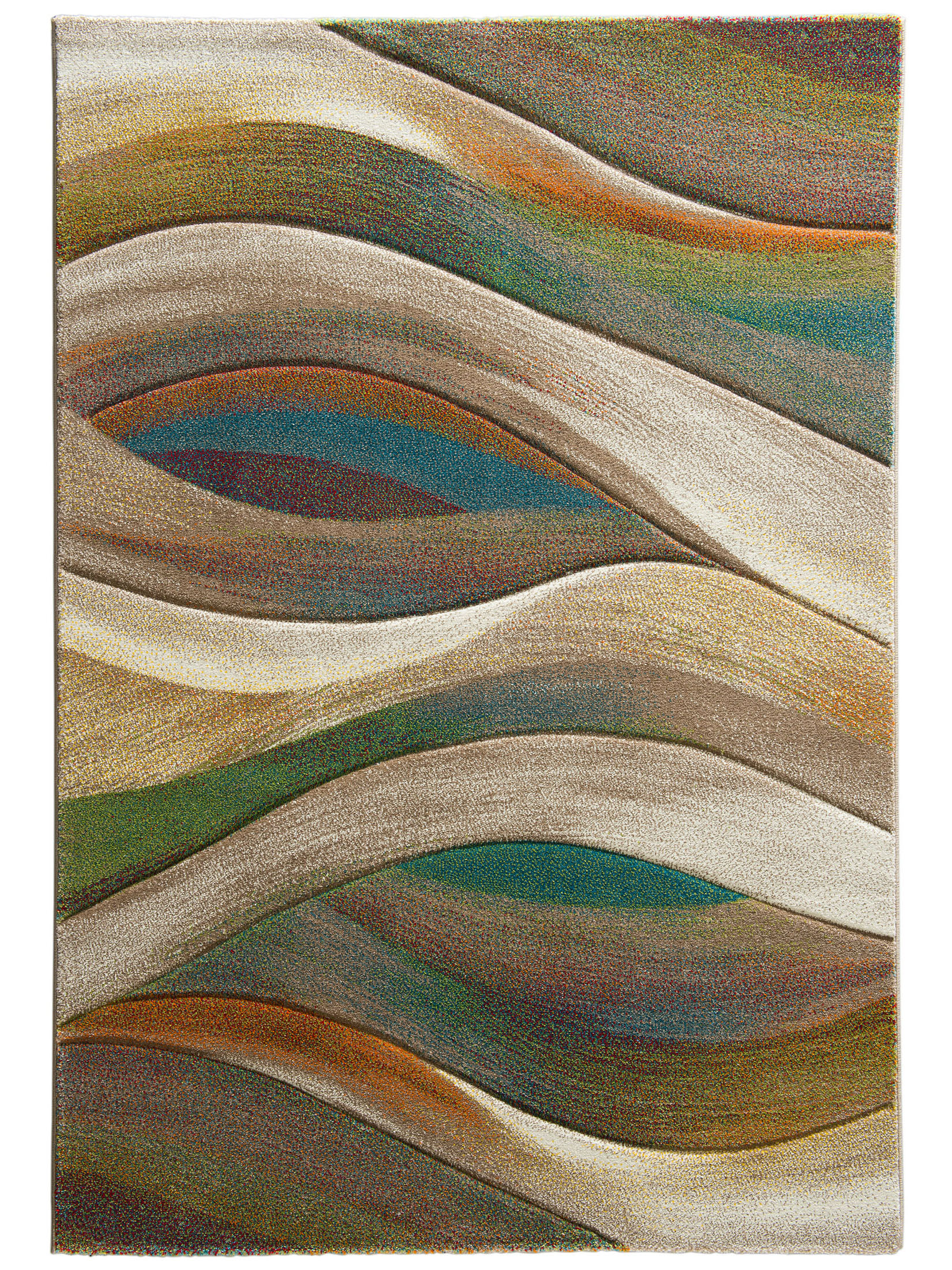 Kaleidoskop Moderner Teppich, Multicolor