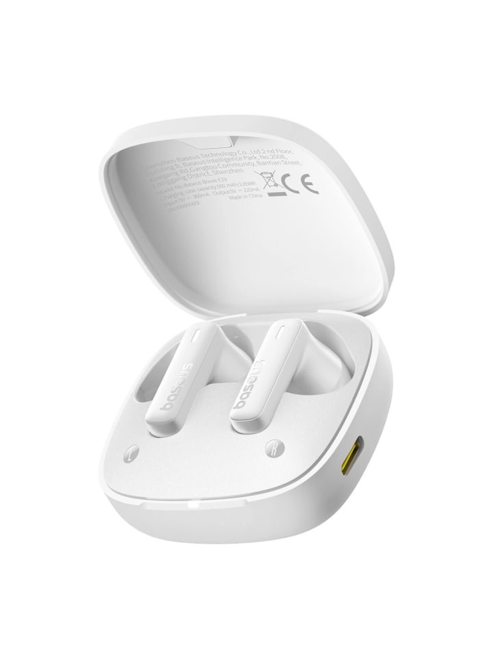 Baseus In-Ear Kopfhörer, IPX5-Wasserbeständig, Bluetooth 5.3 mit Touch in Weiß günstig kaufen onesize