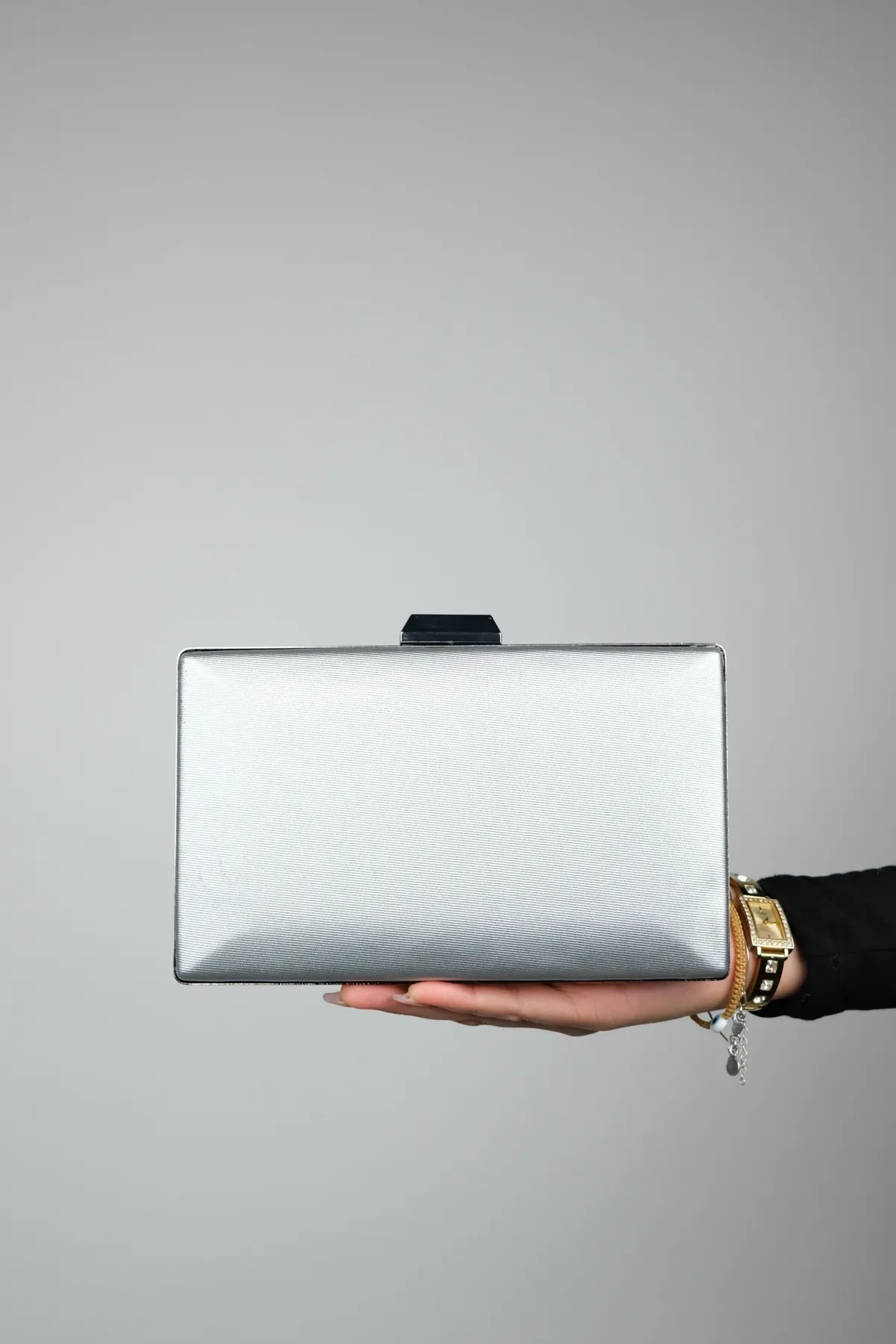LuviShoes  GODE Silber Lavezzi Abendtasche für Damen