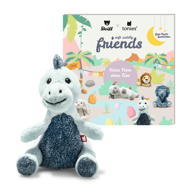 tonies® Joshi Baby T-Rex DE-Hörspiel , 18 cm, hellblau