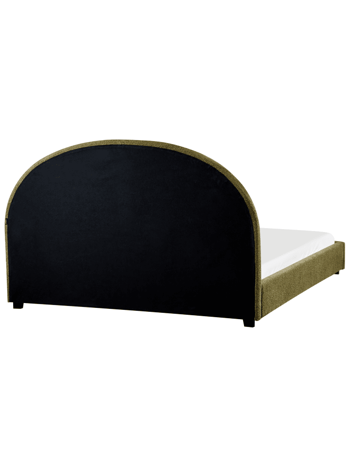 Beliani Doppelbett VAUCLUSE in Grün - (W) 174 x (H) 112 x (L) 214 cm günstig kaufen onesize