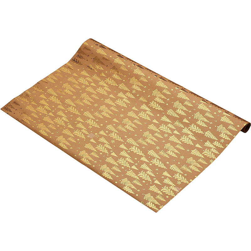 Home Julepapir 2 m x 70 cm hotfoil Kraft