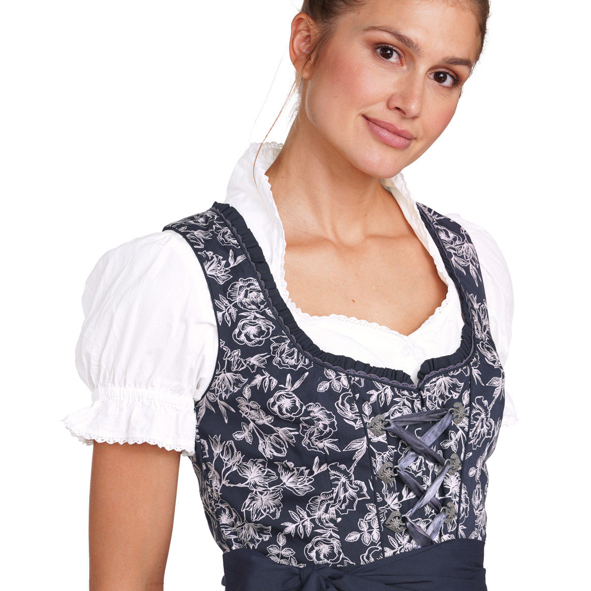 Damen Dirndl, Bluse und Schürze