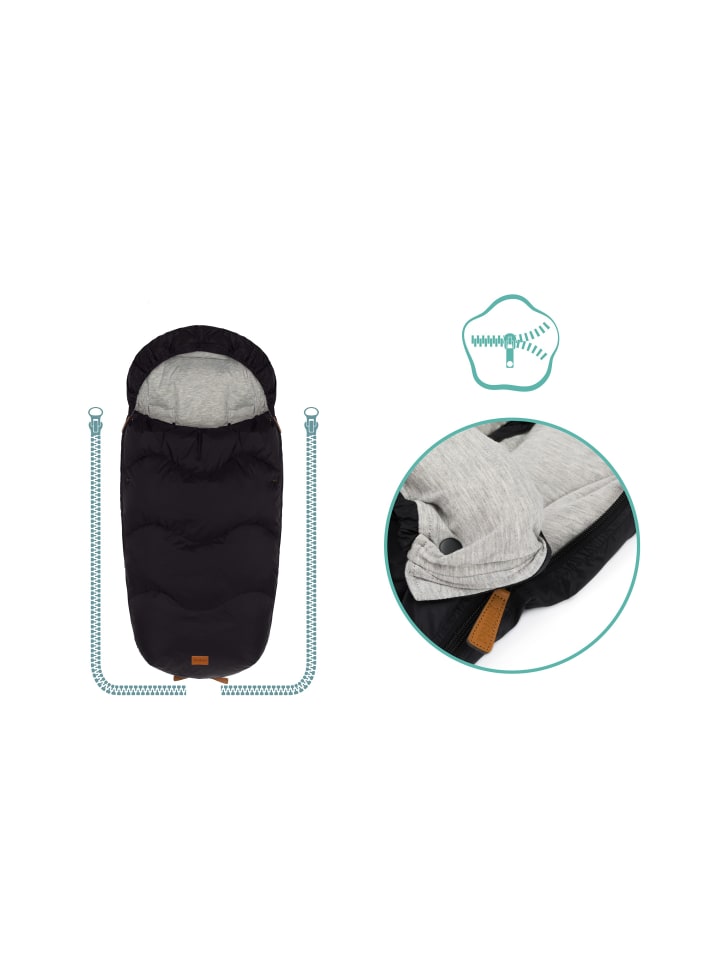 fillikid Winterfußsack Lawu Exklusiv in Schwarz günstig kaufen onesize