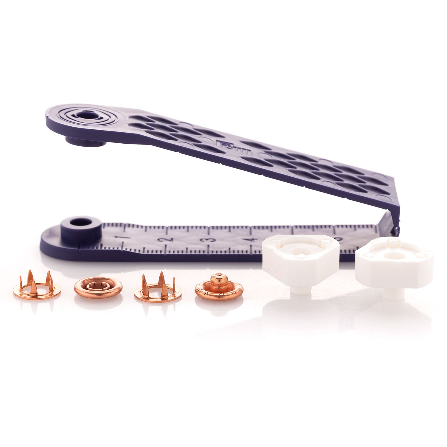 Prym Jersey-Druckknöpfe, kupfer, Größe: 10 mm Ø, Inhalt: 10 Stück