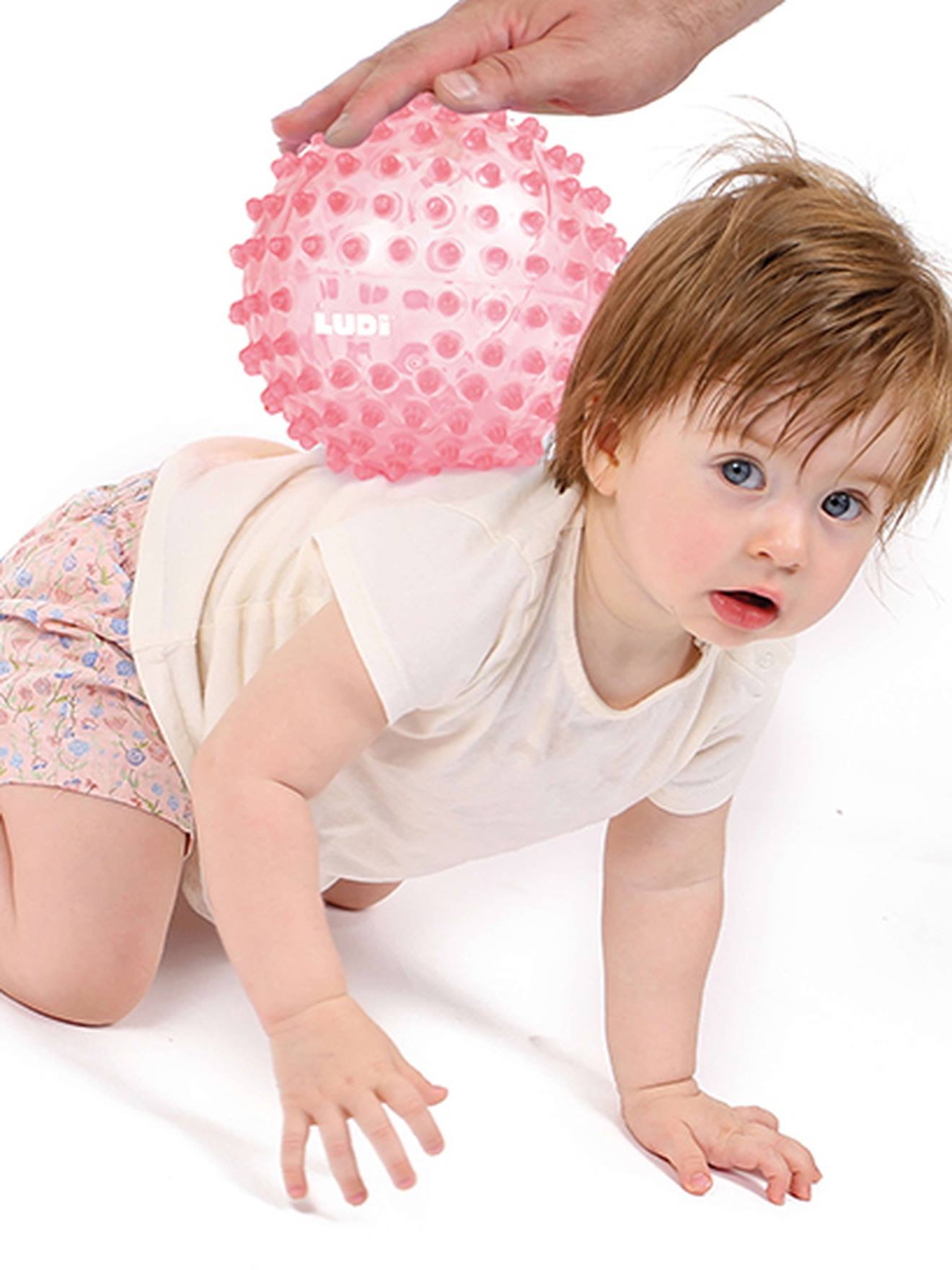 Ludi Baby Sensorikball LUDI - rosa