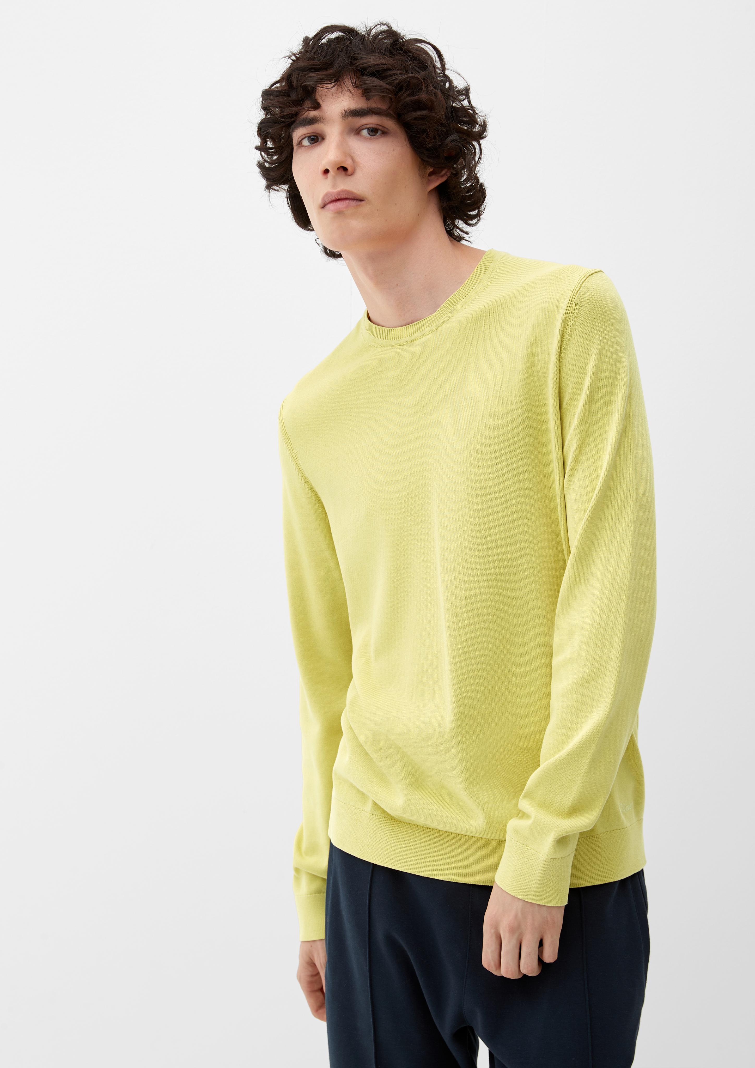 Feinstrickpullover aus Baumwolle  2118075-1504