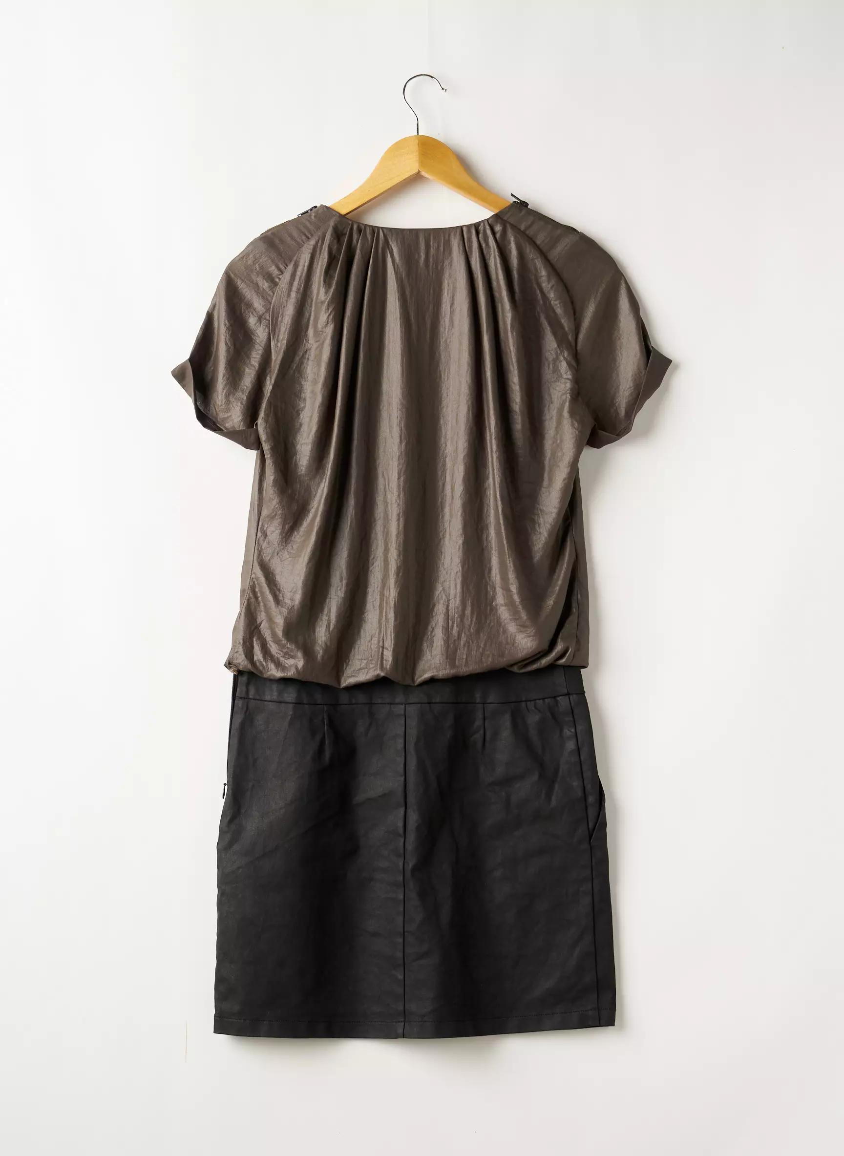 Ikks Robes Courtes Femme couleur gris