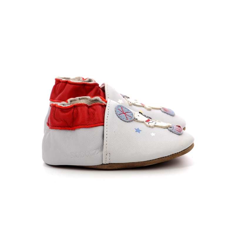Chaussons cuir tannage vegetal Circus Party