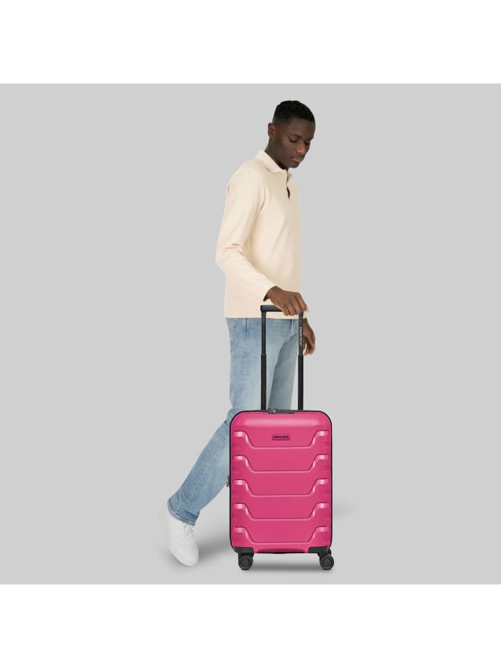 Smartbox Edition 01 4 Rollen Kabinentrolley 55 cm mit Dehnfalte in pink günstig kaufen onesize
