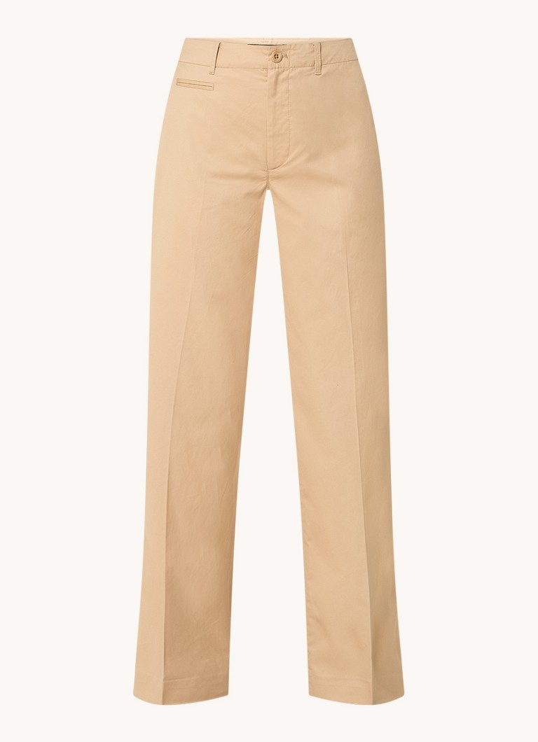 Ralph Lauren chino hlače s srednjim pasom in ohlapnim krojem ter všitim žepom