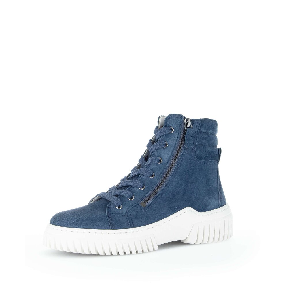Gabor fashion Schnürstiefelette blau