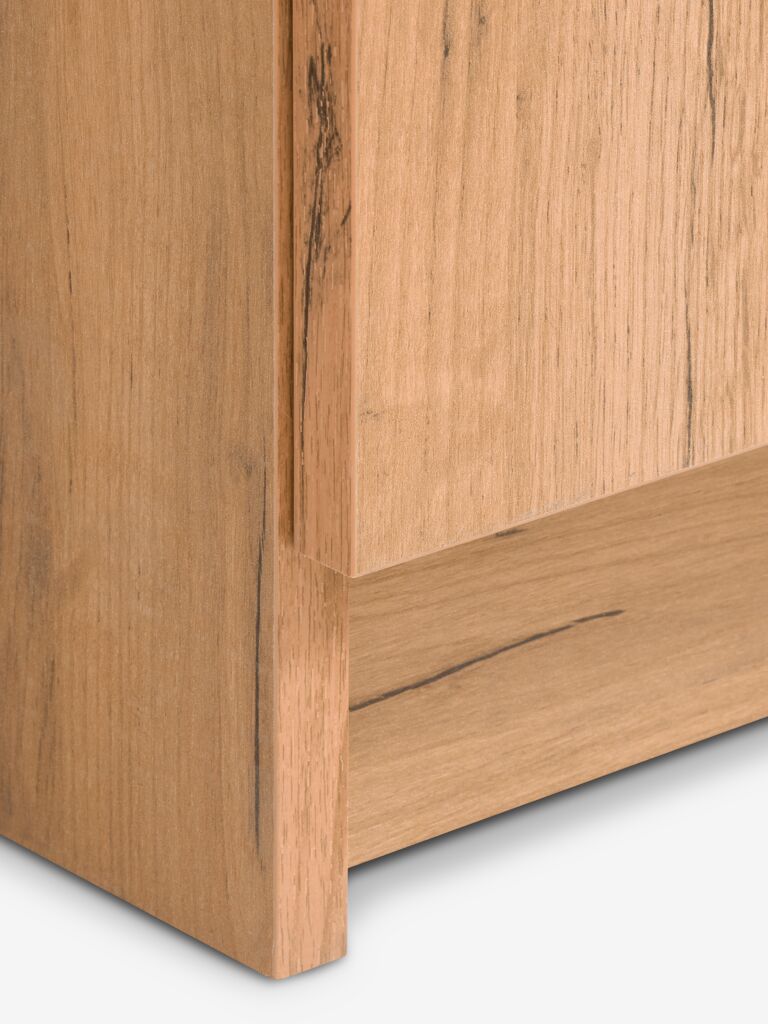 Szafka JENSLEV JENSLEV 96x176 2 drzwi 3 szuflady kolor dębowy