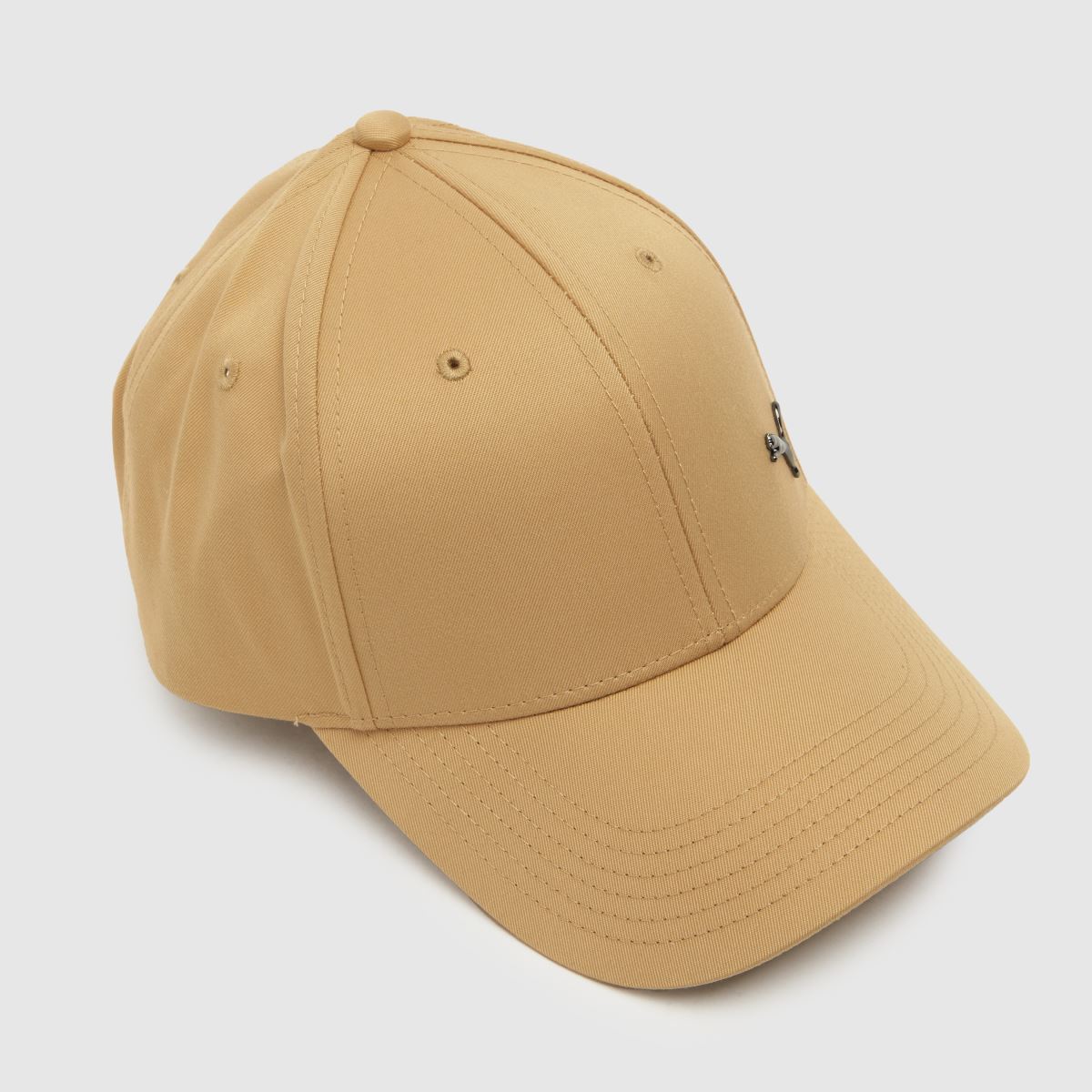 PUMA beige metallkeps för barn med kattmotiv