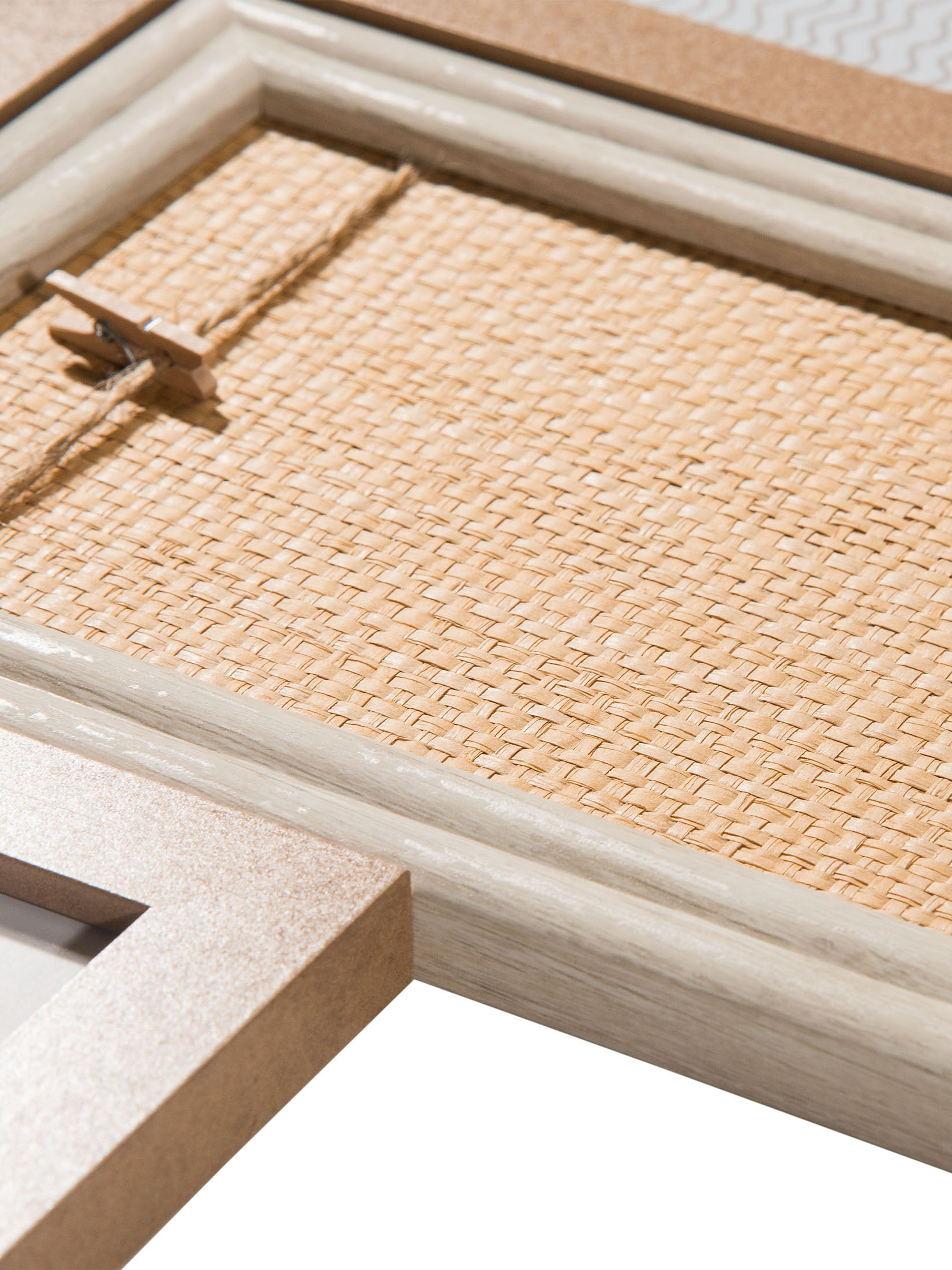 Collage Natural Bilderrahmen, Beige