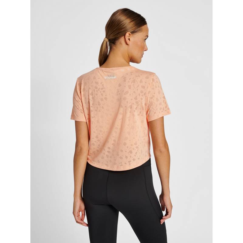 hummel hmlMT IRIS BURNOUT CROP T-SHIRT T-Shirt Damen