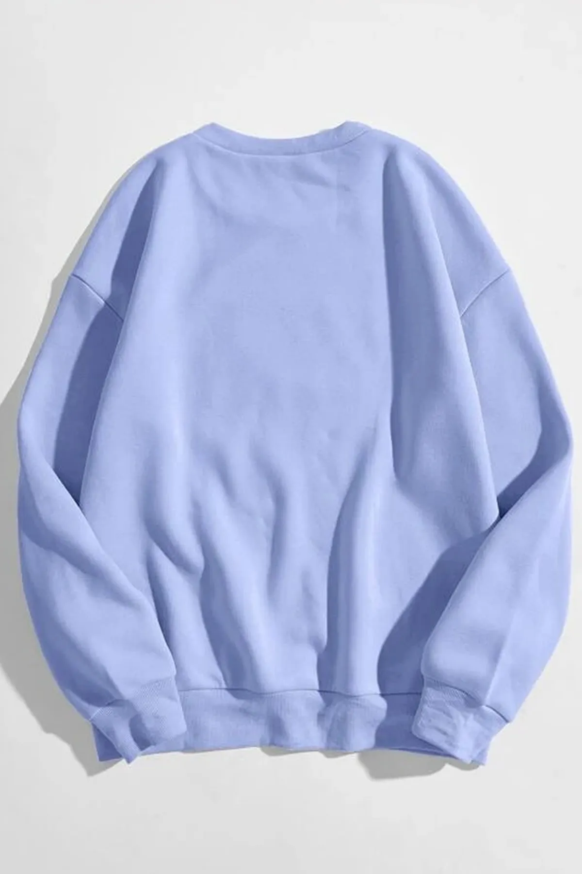 MODAGEN  Unisex-Sweatshirt mit Brooklyn-Print in Babyblau, Übergröße, Lila