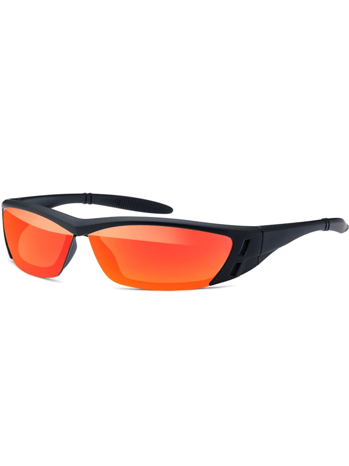 BEZLIT Sport Sonnenbrille in Rot Verspiegelt günstig kaufen onesize