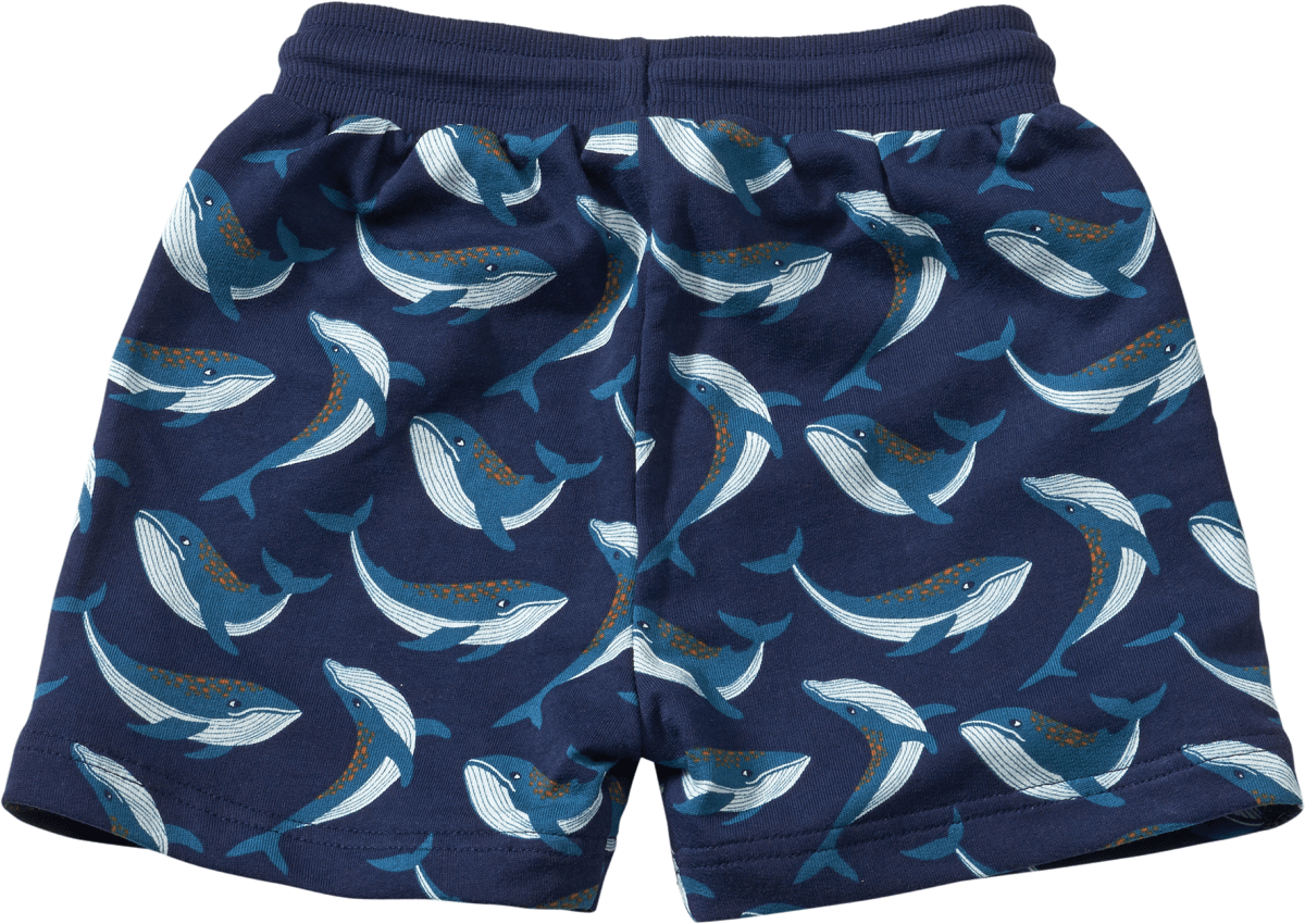 Shorts Pro Climate mit Wal-Muster & Stretch, dunkelblau, Gr. 110, 1 St
