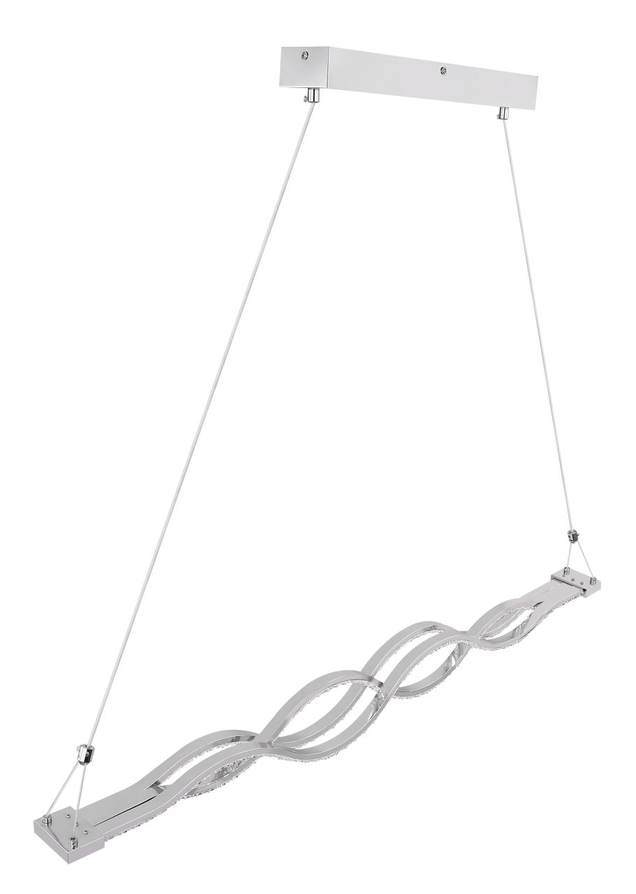 Globo Lighting - PILLA - Hängeleuchte Metall verchromt, LED
