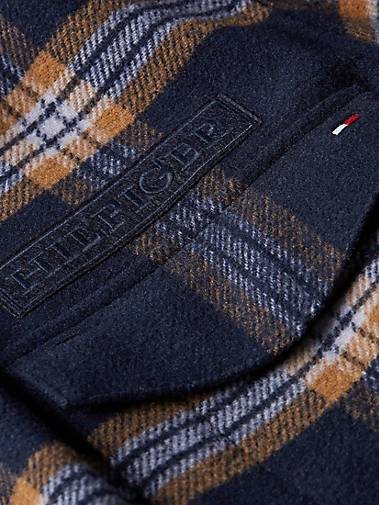 TOMMY HILFIGER Herren Overshirt mit Wolle
