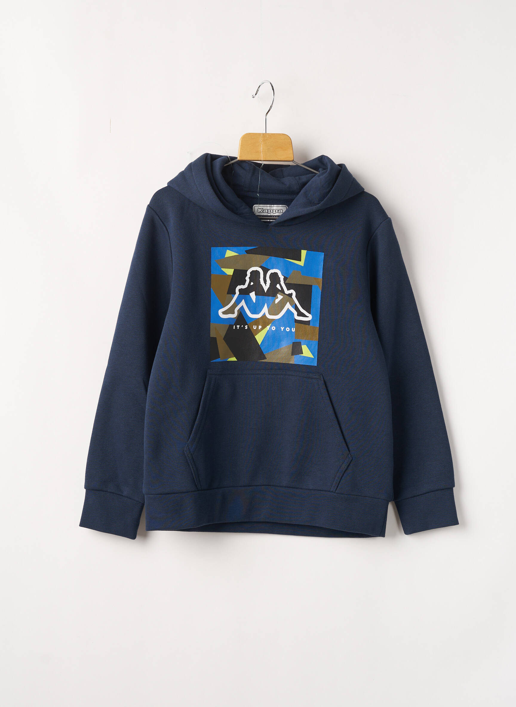 Kappa Sweat Capuche Fille couleur bleu