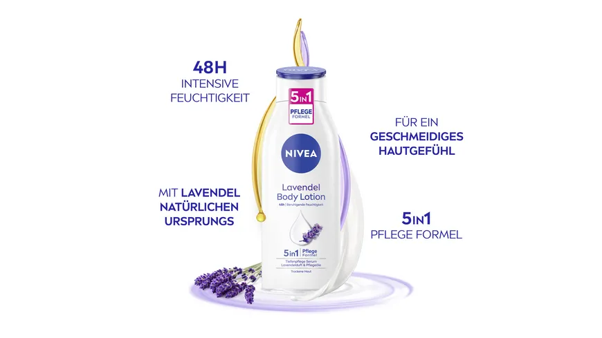 NIVEA Body Lotion Lavendel 400 ml