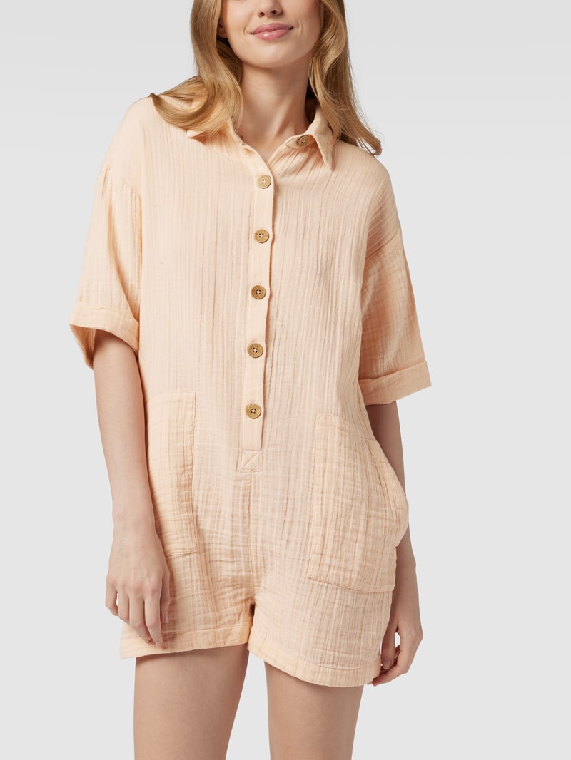 Playsuit mit Eingrifftaschen in hellrosa