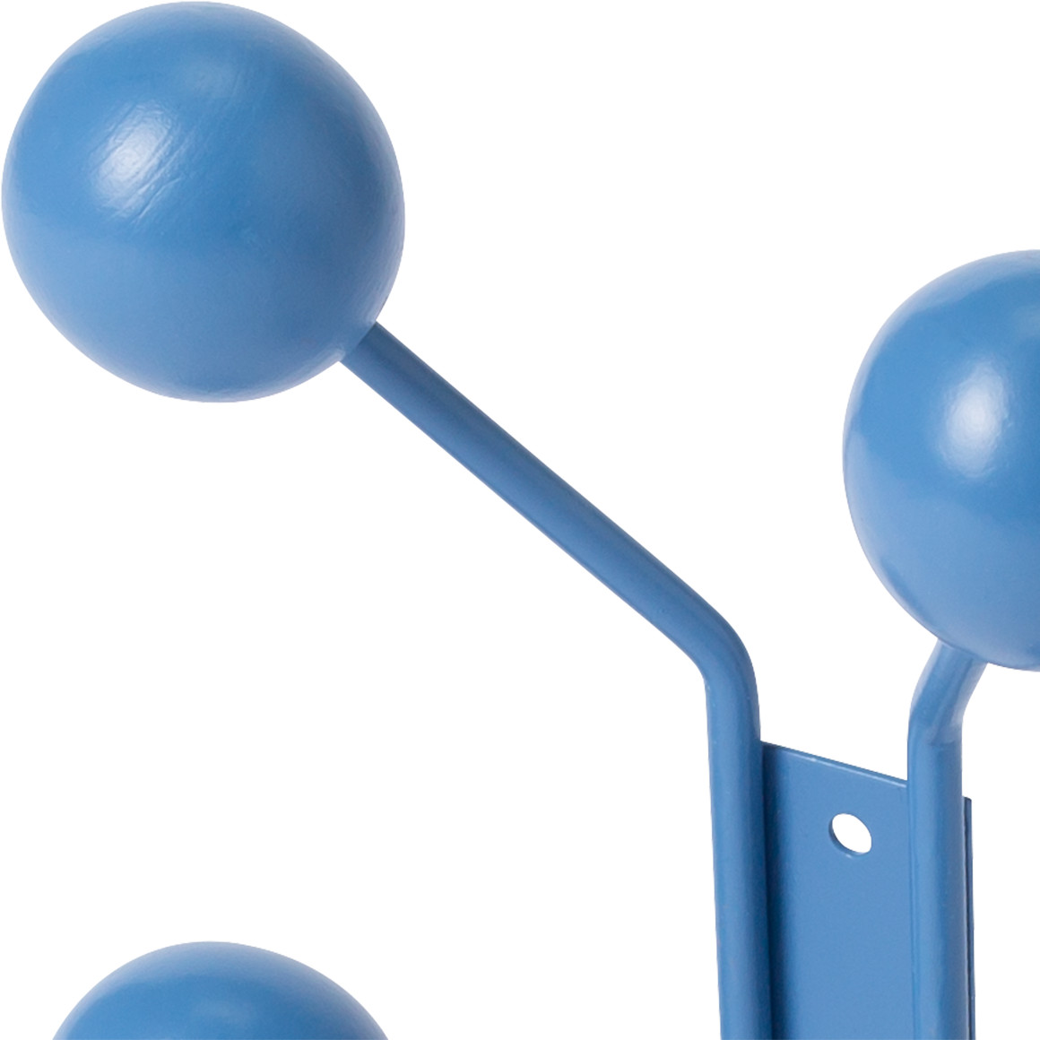 4er Kleiderhaken mit Kugeln