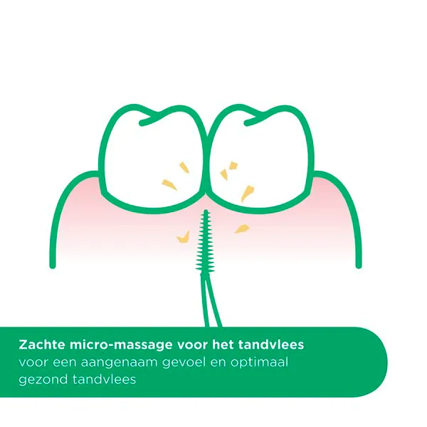 GUM Soft-Picks Menty fogköztisztító fogpiszkáló M-es méret, 40 darab