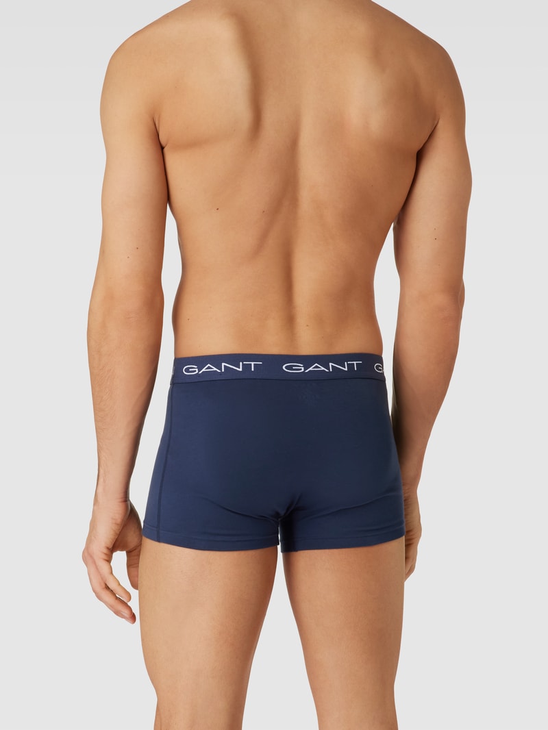 Trunks mit Logo-Stitching im 3er-Pack in marineblau