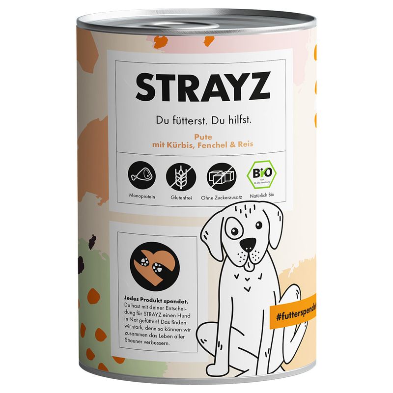Sparpaket STRAYZ BIO 24 x 400 g