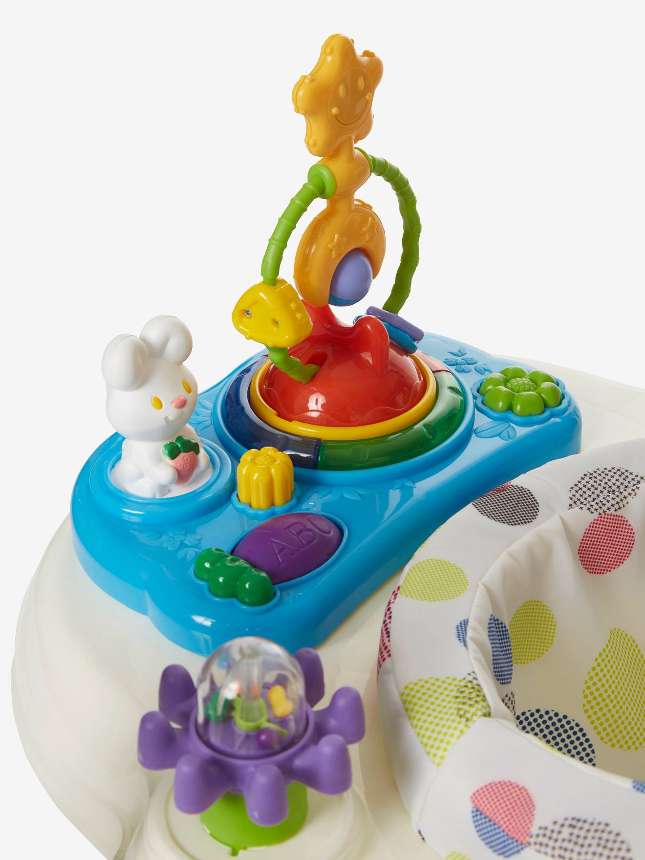Vertbaudet Baby Spielecenter mit drehbarem Sitz - mehrfarbig