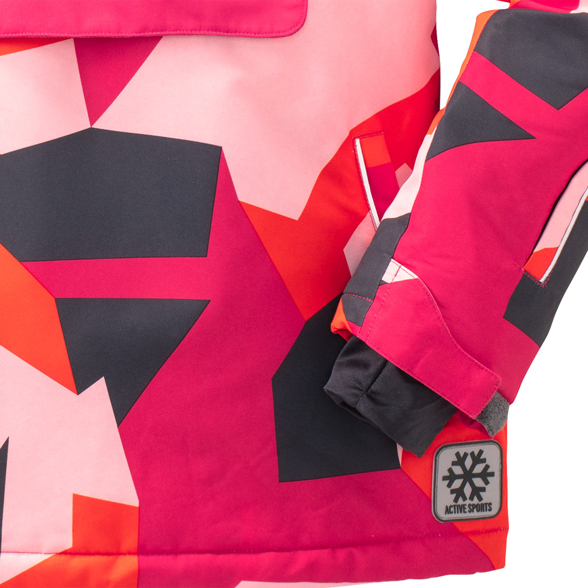 Mädchen Schneejacke mit Allover-Print