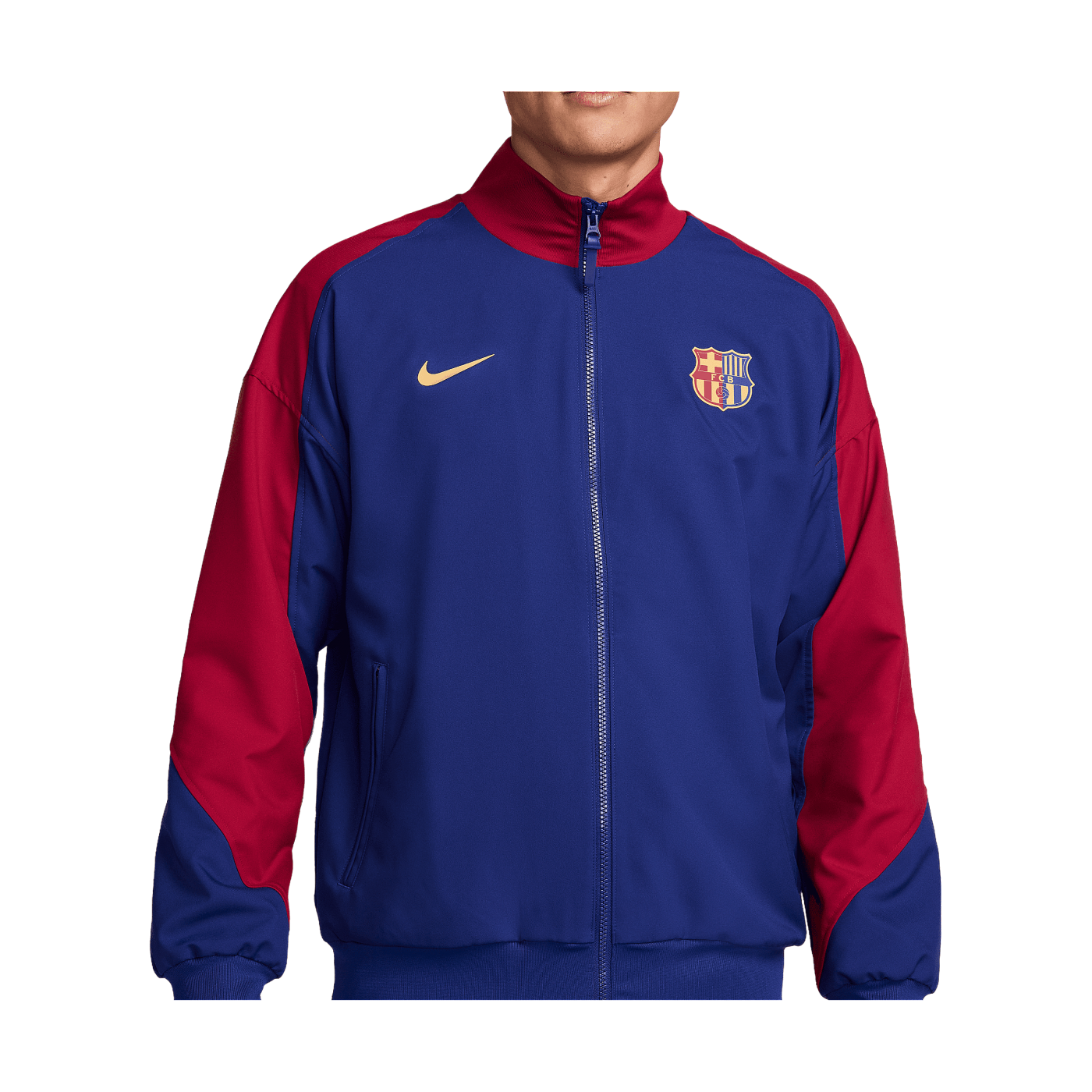 Nike FC Barcelona Anthem Jacke Blau F455