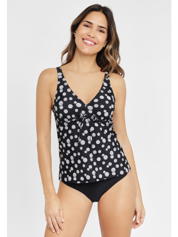 LASCANA Bügel-Tankini in schwarz-weiß günstig kaufen