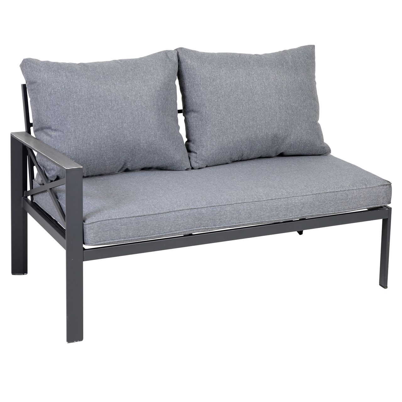 greemotion Lounge-Set Amsterdam, Stahl, anthrazit
