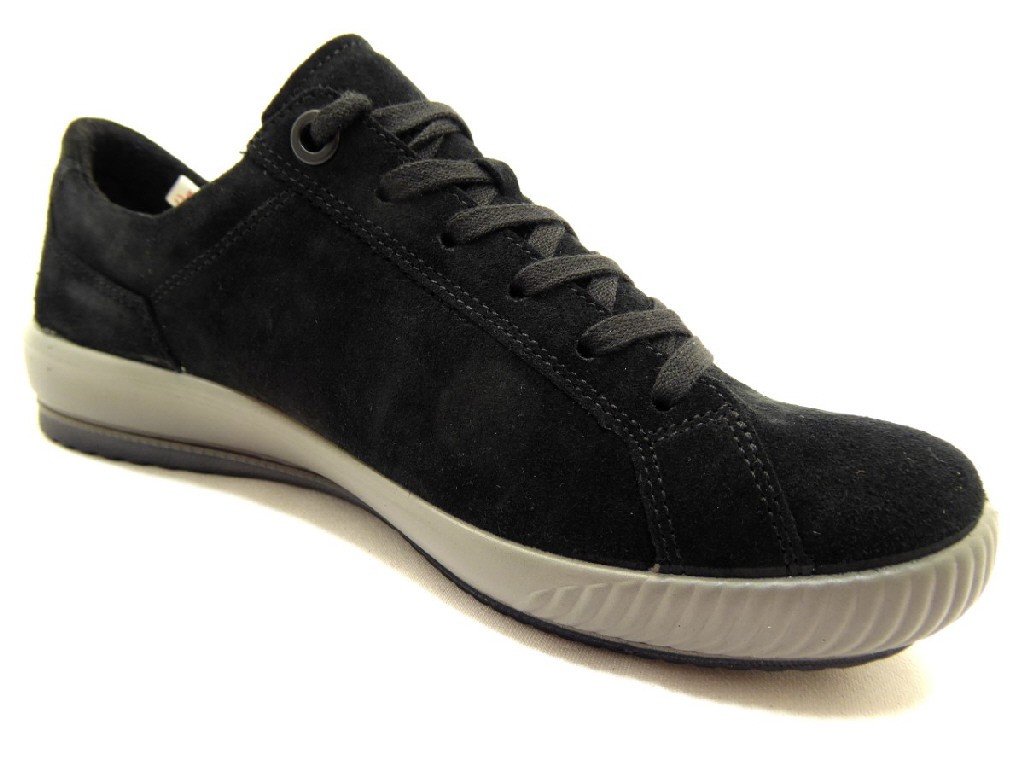 SUPERFIT Freizeit Schnürer schwarz Halbschuh Leder  TANARO 5.0