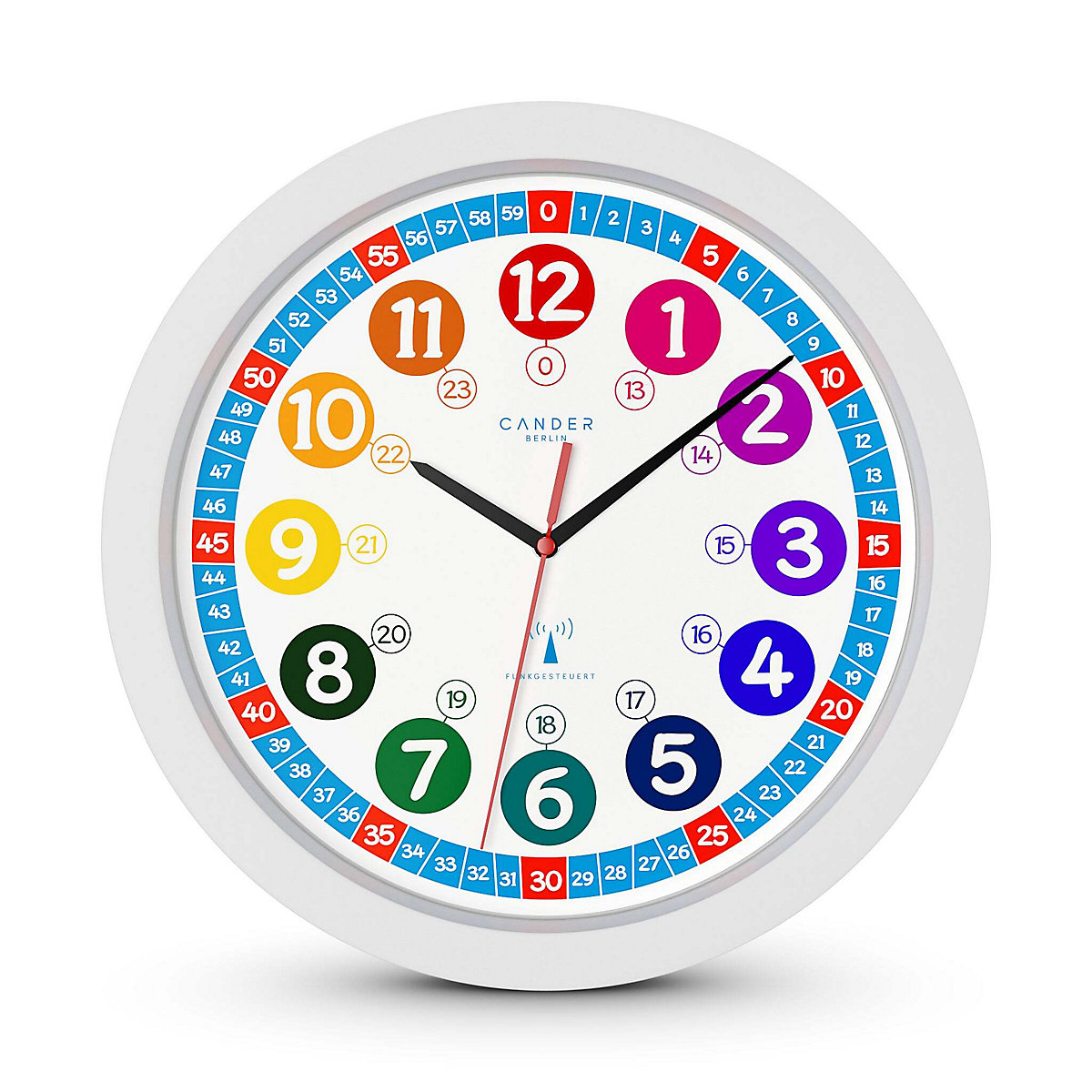 Lautlose Wanduhr