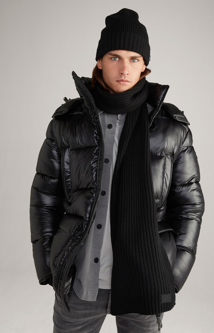 Strick-Schal Francis in Schwarz