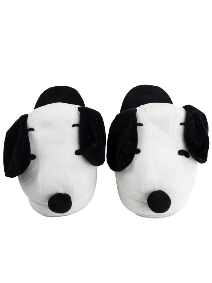 Snoopy The Peanuts Snoopy 3D Hausschuhe mit Wackelohren Slipper Pantoffeln in weiß günstig kaufen